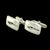 1990s 1990s Gucci Estate Mens Cufflinks Silver, 2 pieces For Sale - Image 5 of 7