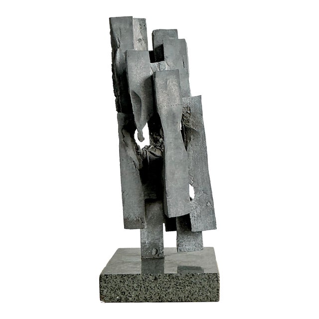 Vintage Boho Brutalist Modernist Sculpture For Sale