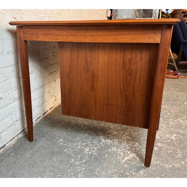 Mid 20th Century Danish Modern Adjustable Teak Desk Attributed to Arne Vodder for Sibast For Sale In New York - Image 6 of 14