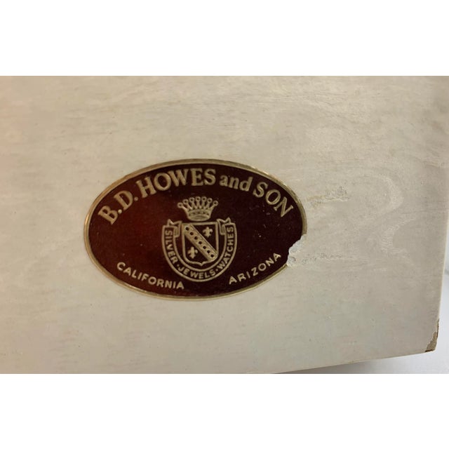 1950s Silverplate Etched Crystal Water Pitcher For Sale - Image 10 of 10