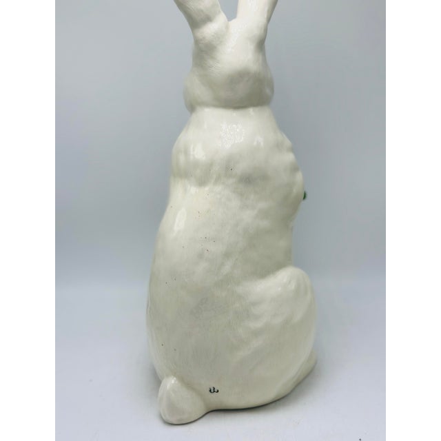 1980s Large Vintage Ceramic Rabbit For Sale - Image 5 of 8