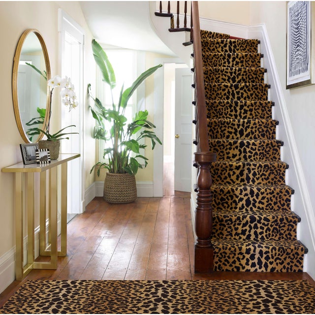 Contemporary Dash & Albert by Annie Selke Leopard Micro Hooked Wool Rug, 3' x 5' For Sale - Image 3 of 6