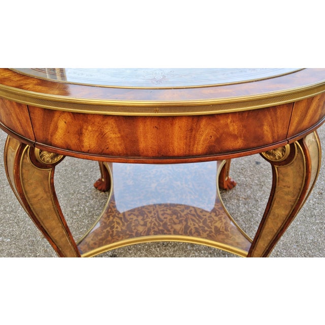 Large Theodore Alexander Eglomise Collection Center Table For Sale In New York - Image 6 of 13