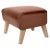 Not Yet Made - Made To Order Brown Leather and Natural Oak My Own Chair Footstool by Lassen For Sale - Image 5 of 5