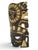 Brown Mexican Hand Carved Wood Aztec/Mayan Warrior Headdress Calendar Wall Mask For Sale - Image 8 of 10
