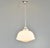 Bauhaus Pendant Light By Atrax Circa 1930s - Opaline glass - Steel top and matching ceiling rose - Comes with 115cm of...