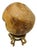 2000 - 2009 Vintage Early 2000s Solid Teak Root Hand-Carved Decorative 7.5" Sphere For Sale - Image 5 of 9