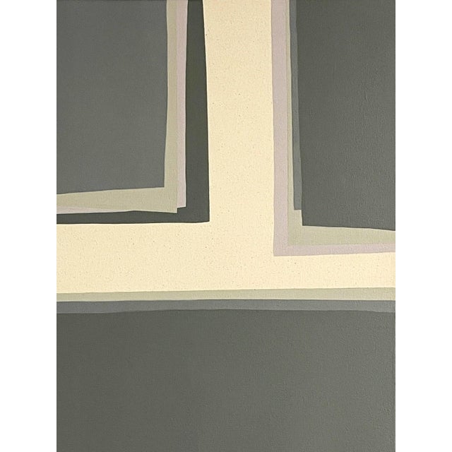 Holland Geibe l "Do You Remember That Time?" Contemporary Geometric Abstract Hard-Edge Painting, 2022 For Sale - Image 4 of 7