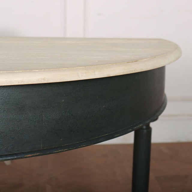 English Painted Console Tables, Set of 2 For Sale - Image 5 of 9