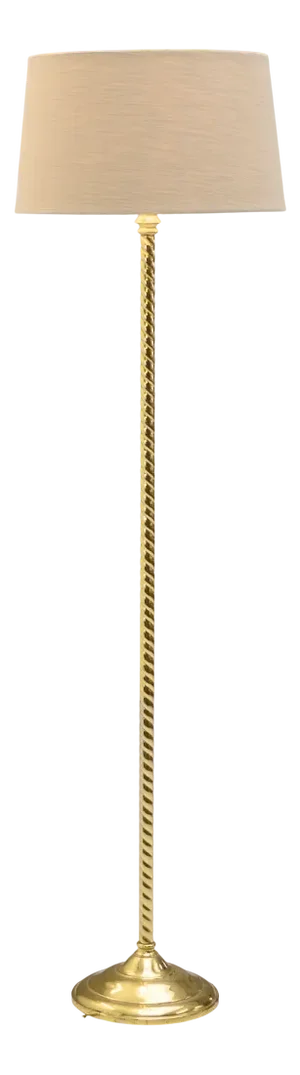Brass Floor Lamp, 1890s