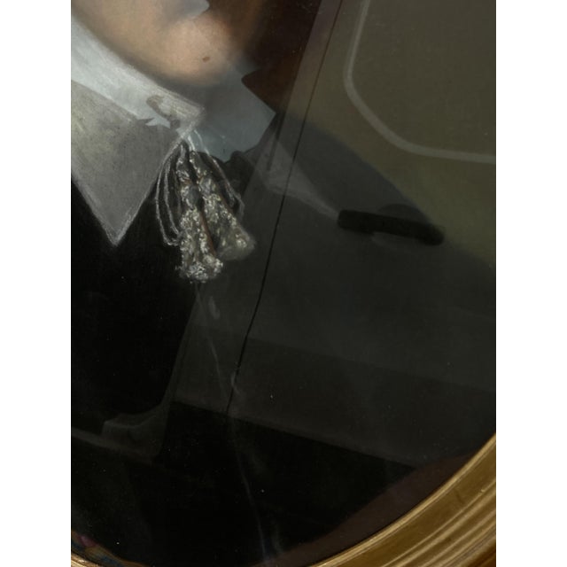 Portrait of a Man, 1800s, Pastel, Framed For Sale - Image 6 of 10