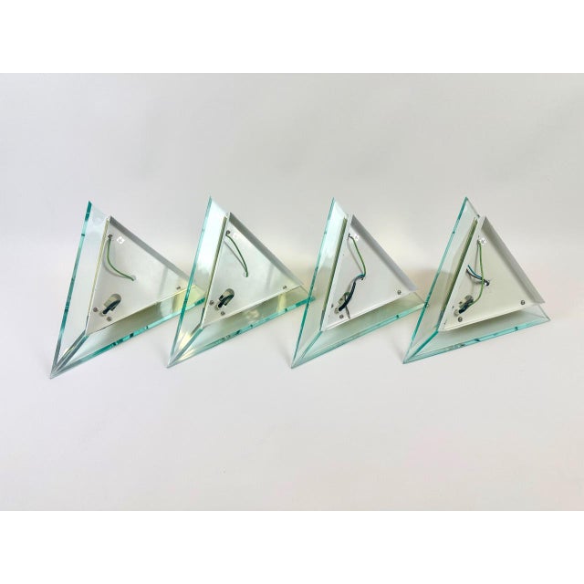 Postmodern Triangular Sconces from Karstadt, 1980s, Set of 2 For Sale - Image 16 of 18
