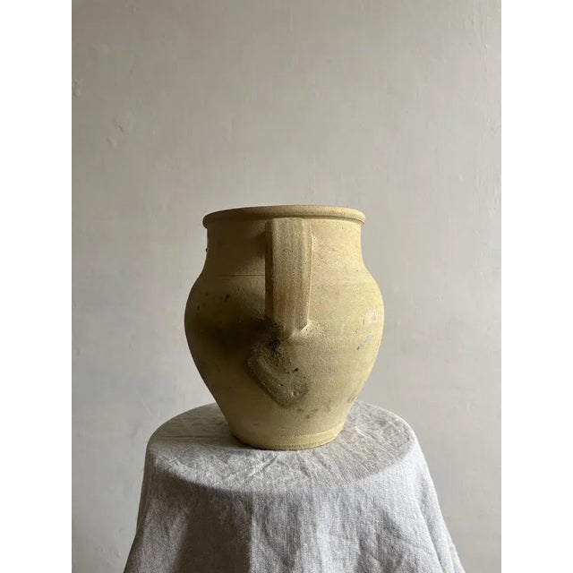 Italian Twin Handled Terracotta Vessel For Sale - Image 4 of 9