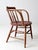 Red Antique Red Painted Windsor Captain's Chair For Sale - Image 8 of 14