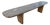 Andrianna Shamaris Mid Century Couture Teak Wood Bench For Sale