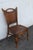 Brown Hollywood Regency Rattan Bamboo Caned Desk and Chair 5732 For Sale - Image 8 of 12