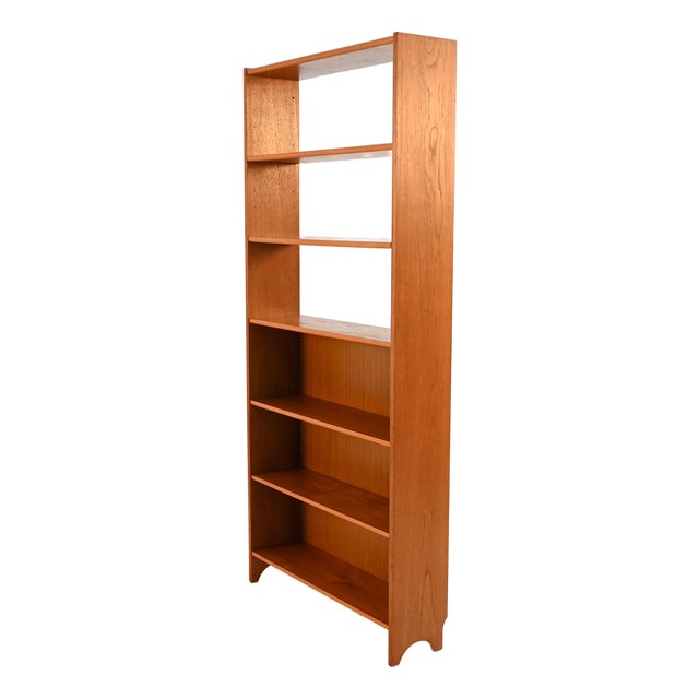 Scandinavian Teak Bookcase, 1950s-1960s For Sale