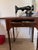 1930s Vintage 1930s Singer Electric Sewing Machine in Original Wooden Cabinet With Extension Leaf For Sale - Image 5 of 16