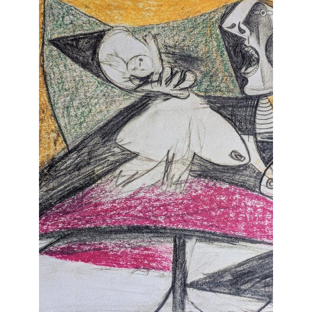 Pablo Picasso, Woman and Child II: Preparatory Sketch for Guernica, Lithograph For Sale - Image 3 of 6