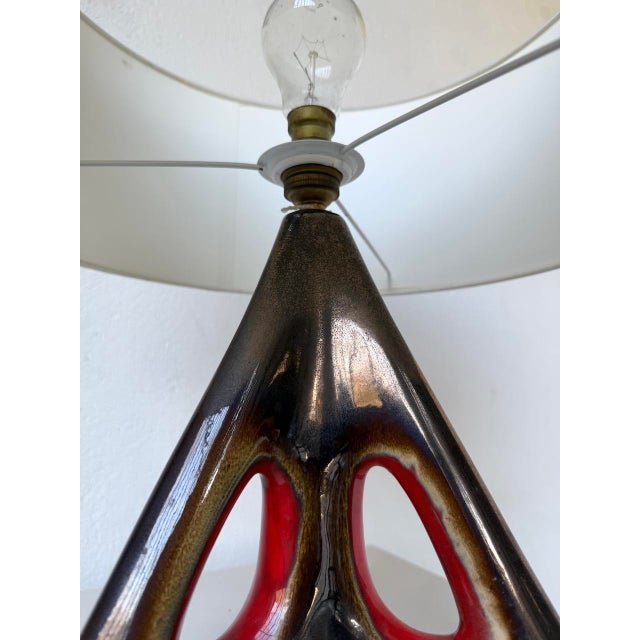 Free-Form Ceramic Table Lamp, 1950s For Sale - Image 18 of 18