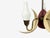 Metal 1950s Bent Karlby, Pendant Light, Brass, Red Lacquered Metal, Glass For Sale - Image 7 of 11