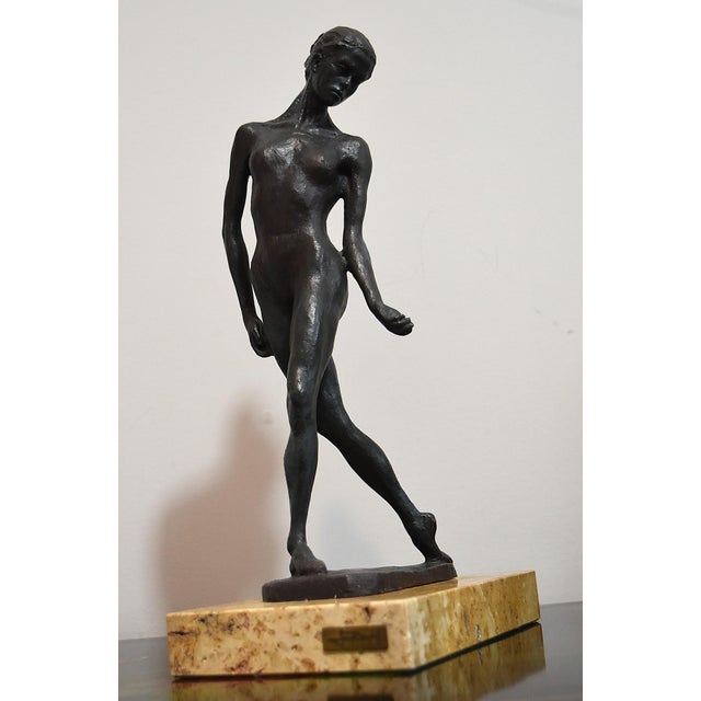 Vintage Modern Dancer or Ballerina Sculpture by Spanish Artist Josep Bofill For Sale - Image 13 of 18