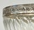 Early 20th Century Neoclassical Cut Crystal Bowl Hand-Worked Silver Plated Rim For Sale - Image 10 of 12