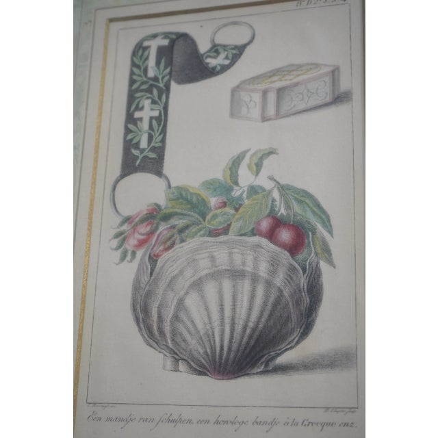 Vintage Hand Colored Professionally Framed & Matted Engraving For Sale In Philadelphia - Image 6 of 10