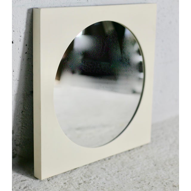 Space Age Mirror in Steel, 1970s For Sale - Image 3 of 12
