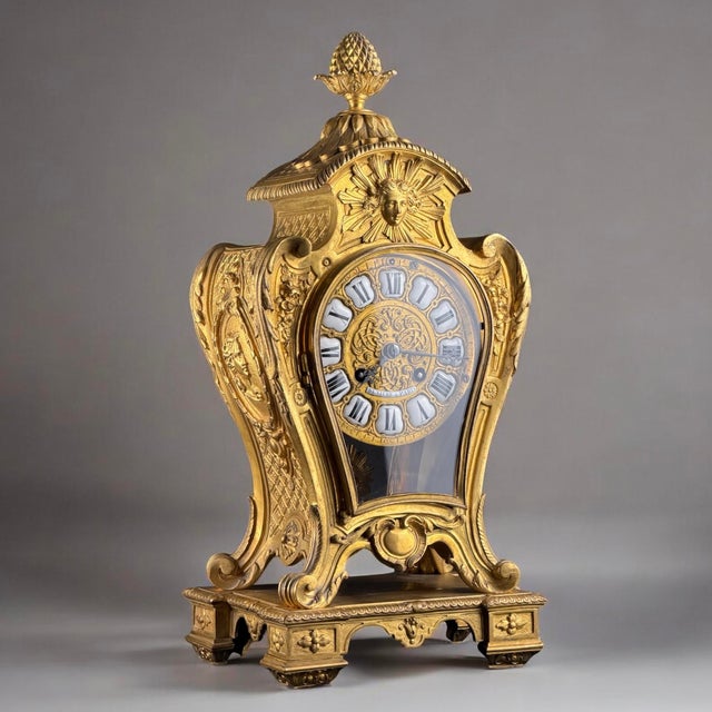 Gilt Bronze Mantel Clock, 1850s For Sale - Image 15 of 15