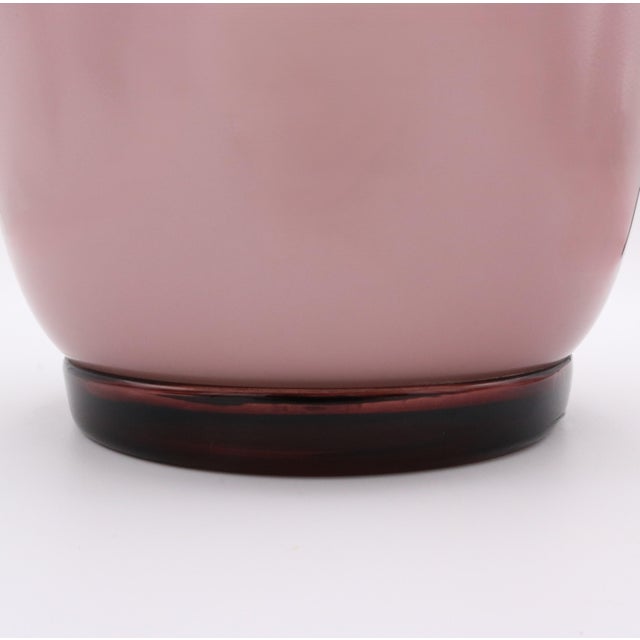 1980s "Incamiciato" Italian Art Glass Vase by Tomaso Buzzi For Sale - Image 9 of 10