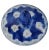 Blue Blue and White Chinoiserie Porcelain Melon Jar With Cherry Blossom Motif and Lid For Sale - Image 8 of 13