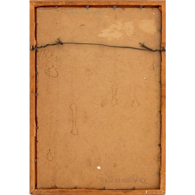 Elfi Schuselka Figural Composition Mixed Media, 1965 For Sale In New York - Image 6 of 6