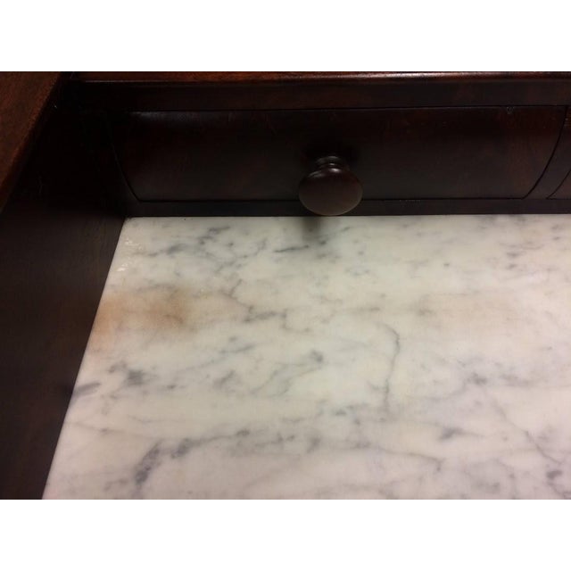 Item: Antique Empire Chest with Marble Insert. Age & Condition: Circa 1850. Refinished and restored. Some signs of age,...