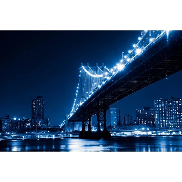Pawel.gaul, Manhattan Bridge by Night, Toned Image, Photographic Paper For Sale