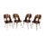 Wooden Chairs by Oswald Haerdtl for TON, 1950s, Set of 4 For Sale