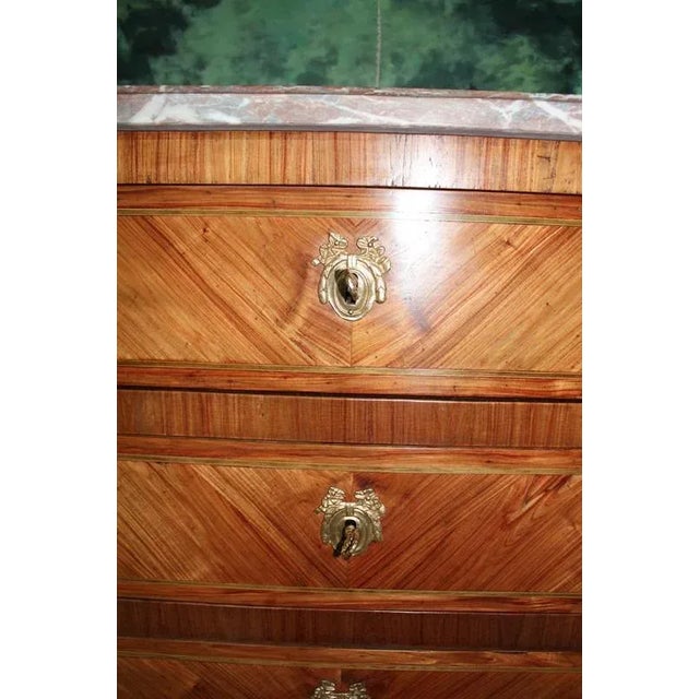 Antique Rosewood Veneer Dresser For Sale - Image 4 of 11