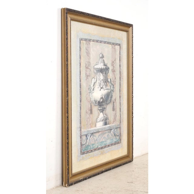 This print features a highly ornamented classical urn; the overall design favors Neoclassicalism’s focus on symmetry and...