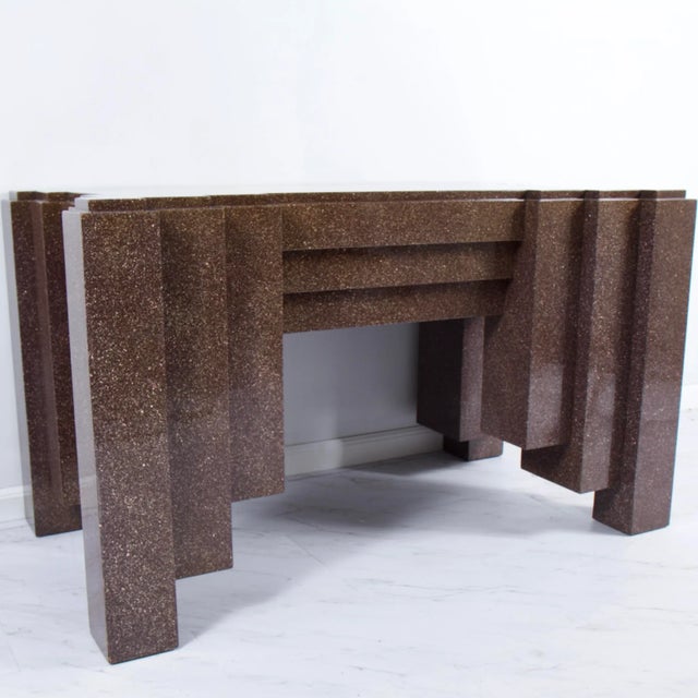Paul Evans Cityscape Style Console Table For Sale - Image 9 of 11