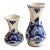 Vintage Pair of Petite Delft Vases For Sale