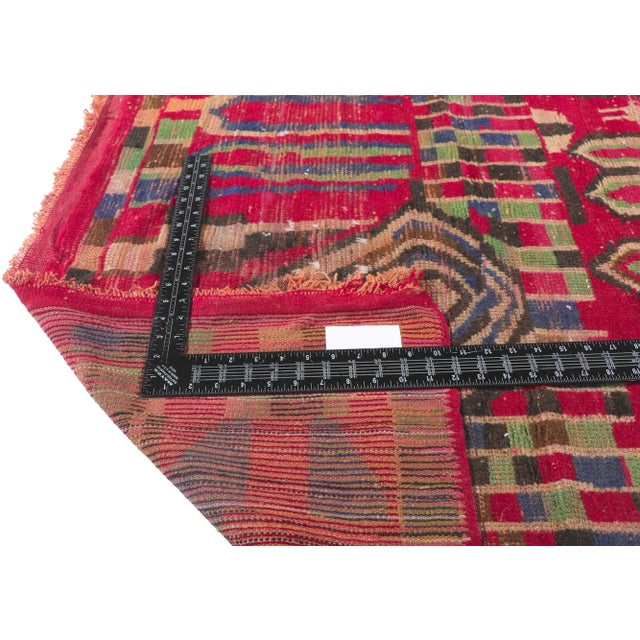 Late 20th Century Vintage Berber Moroccan Rug - 03'09 X 05'08 For Sale - Image 5 of 9