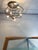 Brutalist Flexible Metal Ceiling Lamp, 1980 For Sale - Image 3 of 8