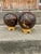 Boho Chic Vintage Marble Spheres on Stands - A Pair For Sale - Image 3 of 8