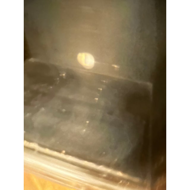 Henredon Black Lacquer Chinoiserie Chest on Stand Television Tv Cabinet Bar For Sale - Image 14 of 16