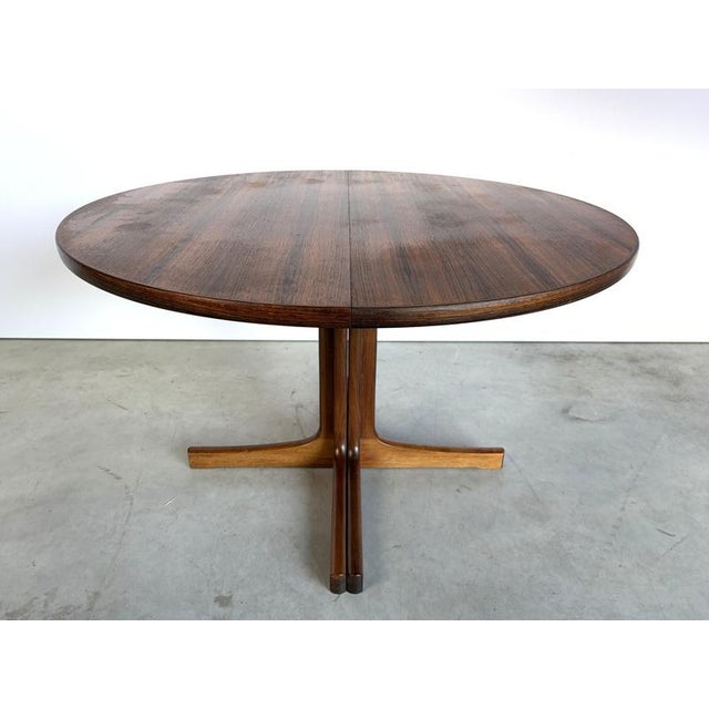 Mid-Century Swedish Extendable Dining Table in Teak, 1960s For Sale - Image 4 of 14