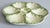 French Country Antique French Saint Clement Luneville Majolica Green Seaweed Oyster Plate, Circa 1900 For Sale - Image 3 of 6
