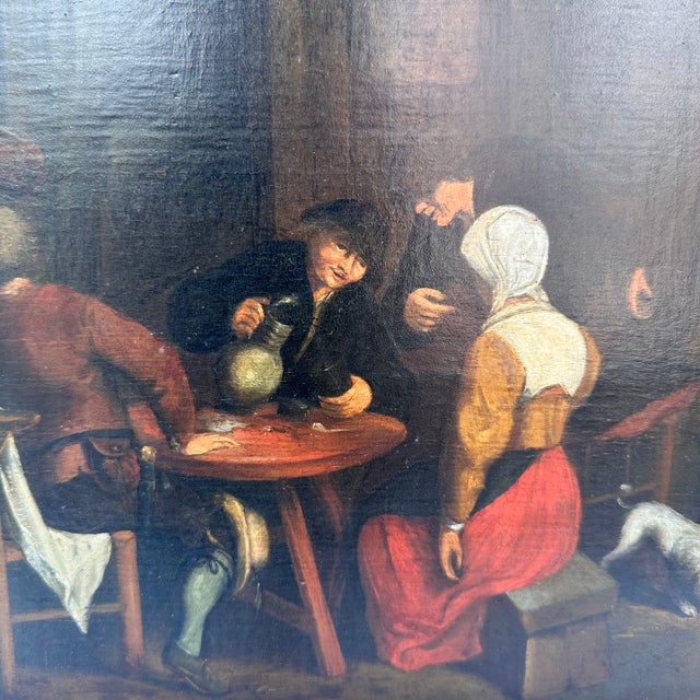 Dutch School, Genre Scene, 1800s, Oil on Board For Sale - Image 9 of 18