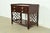 Baker Furniture Historic Charleston Chippendale Carved Mahogany Rolling Buffet Server or Bar Cart For Sale - Image 12 of 12