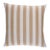 Schumacher Hanson I/O Stripe 18" Pillow In Sand For Sale
