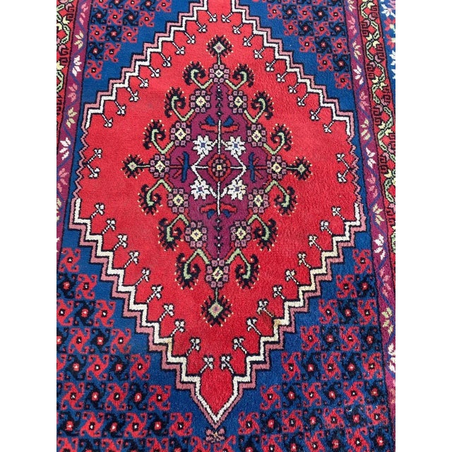 1980s Vintage Tunisian Rug For Sale - Image 5 of 14